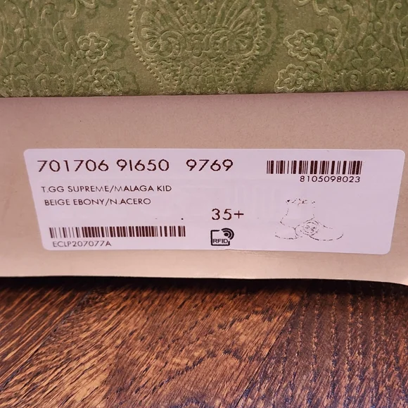 $1320 Brand New Authentic Gucci Women's BlondieBooties Canvas GG EU 35.5 US 5.5 - Picture 13 of 13